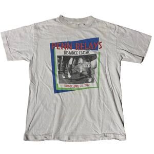 Penn Relays Track & Field Distance Classic Running Vintage Shirt 1997 Power Bar
